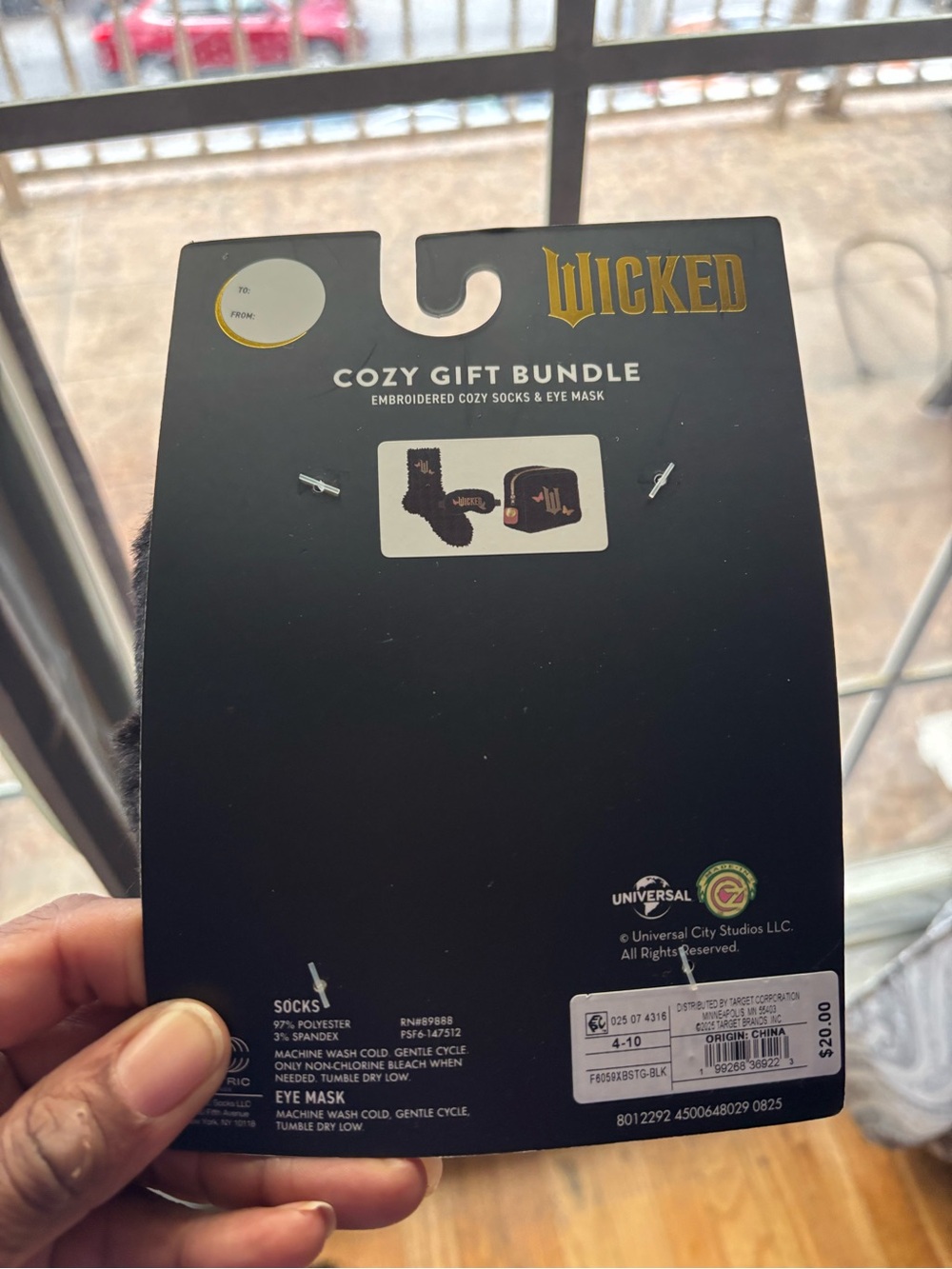 Socks packaging